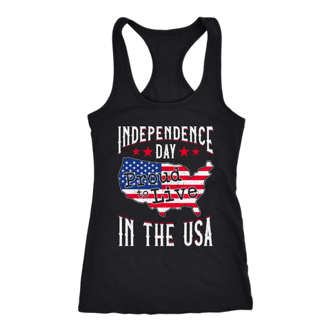 Independence Day - Proud To Live In The USA Tank