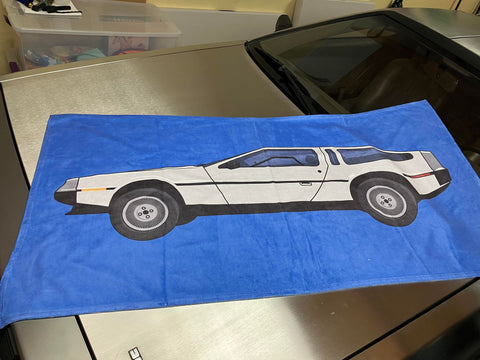 DeLorean Beach Towel - 30" x 60"