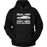 DeLorean - Real Men Don't Need Cup Holders Hoodie