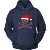 Christmas - Candy Cane Skull and Crossbones Hoodie