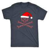 Christmas - Candy Cane Skull and Crossbones Shirt
