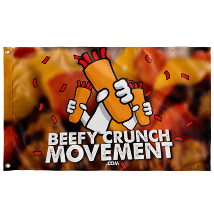 Beefy Crunch Movement Flag