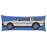 DeLorean Silhoutte and Rear Body Pillow