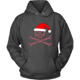 Christmas - Candy Cane Skull and Crossbones Hoodie