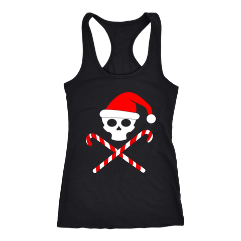 Christmas - Skull and Candy Canes Tank