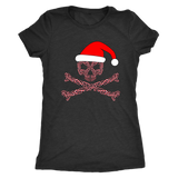 Christmas - Candy Cane Skull and Crossbones Shirt